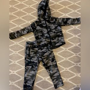 Gap Fit camo hoodie and jogger